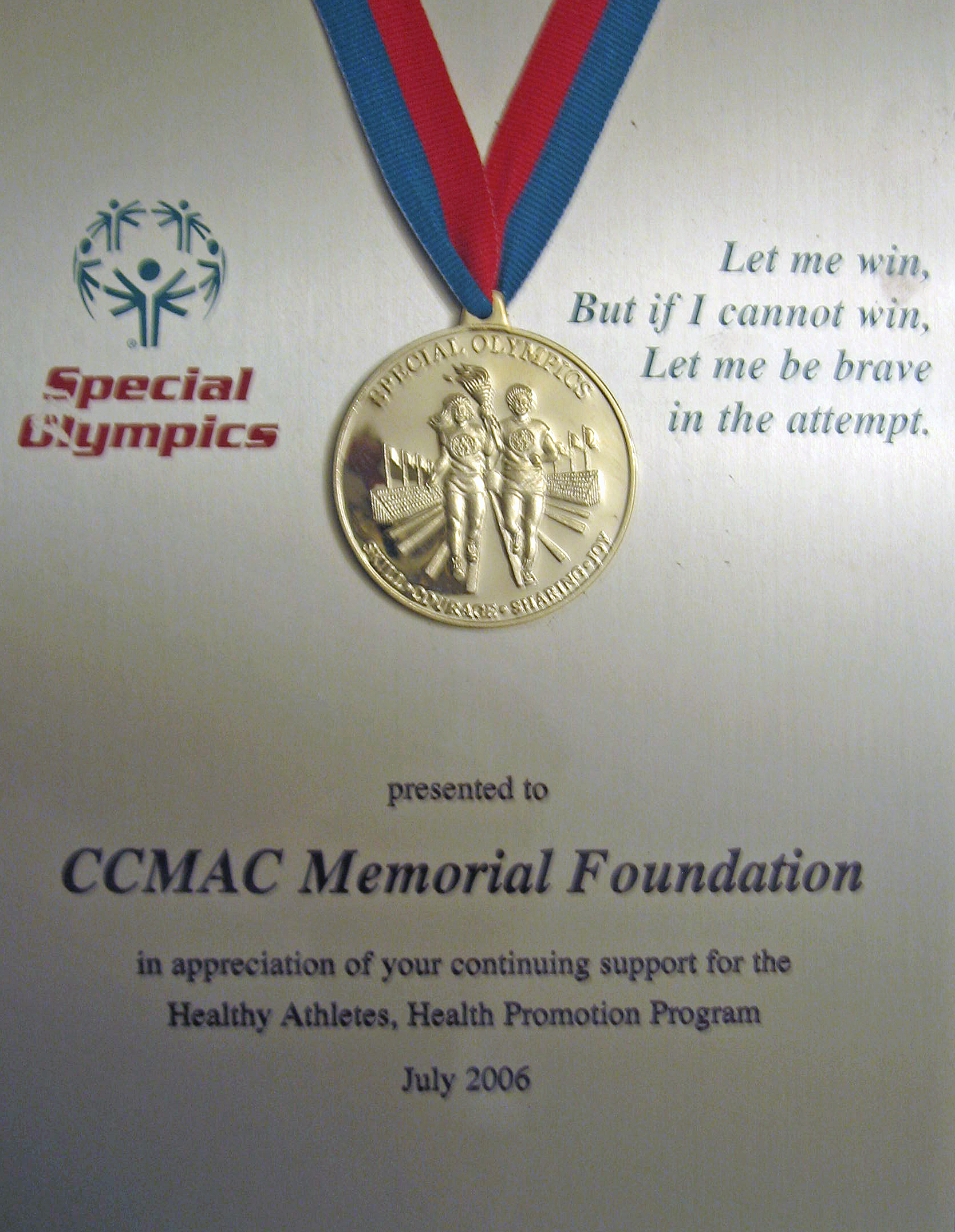 Special Olympics PICTURE